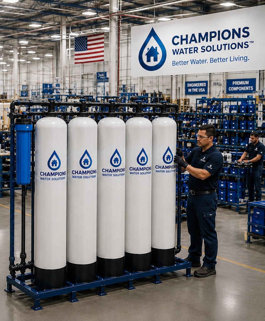 The Champions whole-home system installed